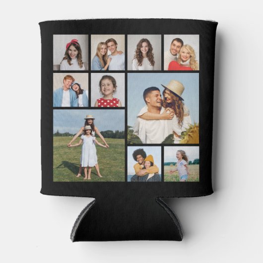 Creëer Uw eigen 10 fotocollage Blikjeskoeler (Voorkant)