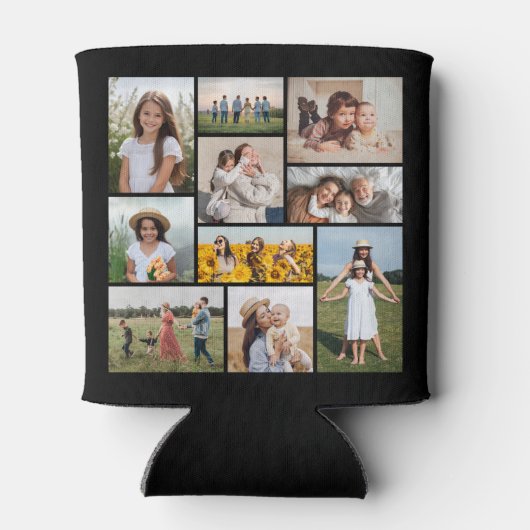 Creëer Uw eigen 10 fotocollage Blikjeskoeler (Achterkant)