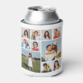 Creëer Uw eigen 10 fotocollage Blikjeskoeler (Blikje Voorkant)