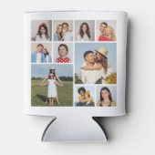 Creëer Uw eigen 10 fotocollage Blikjeskoeler (Voorkant)