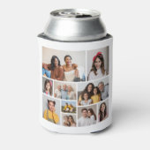 Creëer Uw eigen 10 fotocollage Blikjeskoeler (Blikje Achterkant)