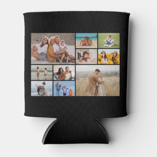 Creëer Uw eigen 10 fotocollage Blikjeskoeler (Voorkant)