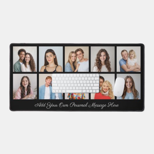 Creëer Uw eigen 10 fotocollage Bureaumat (Keyboard & Muis)