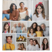 Creëer Uw eigen 10 fotocollage Douchegordijn (Voorkant)