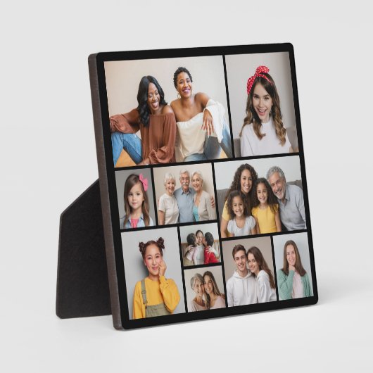 Creëer Uw eigen 10 fotocollage Fotoplaat (Voorkant)