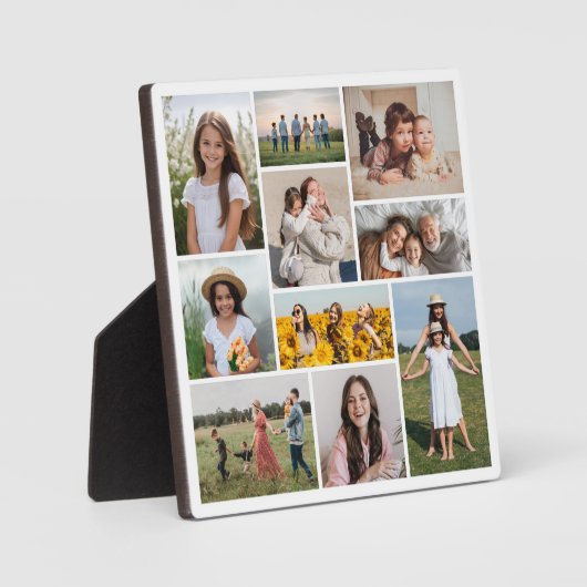 Creëer Uw eigen 10 fotocollage Fotoplaat (Voorkant)