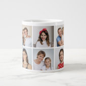 Creëer Uw eigen 10 fotocollage Grote Koffiekop (Voorkant)