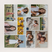 Creëer Uw eigen 10 Fotocollage Jigsaw Puzzel (Horizontaal)