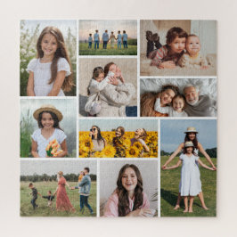 Creëer Uw eigen 10 Fotocollage Jigsaw Puzzel