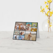 Creëer Uw eigen 10 fotocollage Kaart (Gele Bloem)