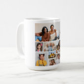 Creëer Uw eigen 10 fotocollage Koffiemok (Voorkant links)