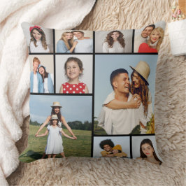 Creëer Uw eigen 10 fotocollage Kussen