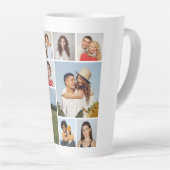 Creëer Uw eigen 10 fotocollage Latte Mok (Rechterhoek)