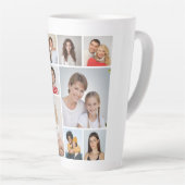 Creëer Uw eigen 10 fotocollage Latte Mok (Rechterhoek)