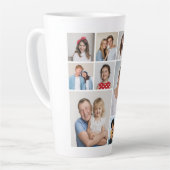 Creëer Uw eigen 10 fotocollage Latte Mok (Linkerhoek)