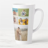 Creëer Uw eigen 10 fotocollage Latte Mok (Rechts)