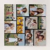 Creëer Uw eigen 10 fotocollage Legpuzzel (Horizontaal)