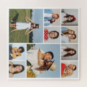 Creëer Uw eigen 10 fotocollage Legpuzzel (Horizontaal)