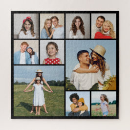 Creëer Uw eigen 10 fotocollage Legpuzzel