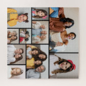 Creëer Uw eigen 10 fotocollage Legpuzzel (Horizontaal)