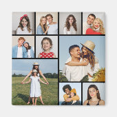 Creëer Uw eigen 10 fotocollage Magneet (Voorkant)