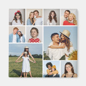 Creëer Uw eigen 10 fotocollage Magneet (Voorkant)