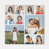 Creëer Uw eigen 10 fotocollage Magneet (Voorkant)