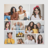 Creëer Uw eigen 10-fotocollage-magneetkaart (Voorkant)