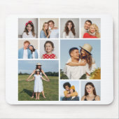 Creëer Uw eigen 10 fotocollage Muismat (Voorkant)