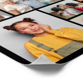 Creëer Uw eigen 10 fotocollage Poster (Hoek)