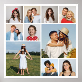 Creëer Uw eigen 10 fotocollage Poster
