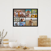 Creëer Uw eigen 10 fotocollage Poster (Keuken)