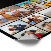 Creëer Uw eigen 10 fotocollage Poster (Hoek)