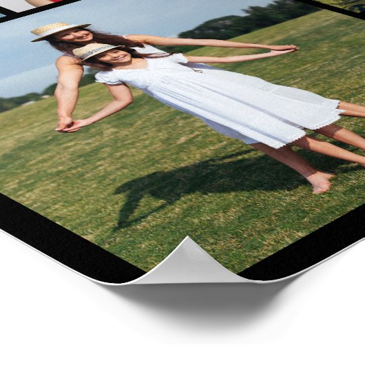 Creëer Uw eigen 10 fotocollage Poster (Hoek)