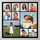Creëer Uw eigen 10 fotocollage Poster (Voorkant)