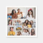 Creëer Uw eigen 10 fotocollage Servet (Voorkant)