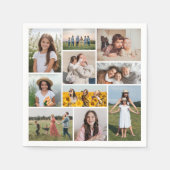 Creëer Uw eigen 10 fotocollage Servet (Voorkant)
