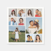 Creëer Uw eigen 10 fotocollage Servet (Voorkant)