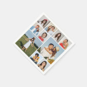 Creëer Uw eigen 10 fotocollage Servet (Hoek)