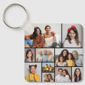 Creëer Uw eigen 10 fotocollage Sleutelhanger (Voorkant)