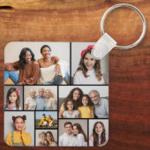 Creëer Uw eigen 10 fotocollage Sleutelhanger (Achterkant)