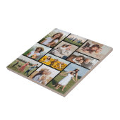 Creëer Uw eigen 10 fotocollage Tegeltje (Zijkant)