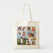 Creëer Uw eigen 10 fotocollage Tote Bag (Voorkant)