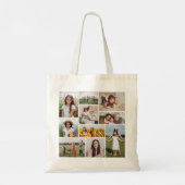 Creëer Uw eigen 10 fotocollage Tote Bag (Achterkant)