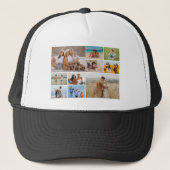 Creëer Uw eigen 10 fotocollage Trucker Pet (Voorkant)