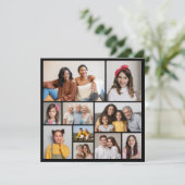 Creëer Uw eigen 10 Fotocollage Wenskaart (Staand voorkant)