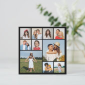 Creëer Uw eigen 10 Fotocollage Wenskaart (Staand voorkant)