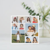 Creëer Uw eigen 10 Fotocollage Wenskaart (Staand voorkant)