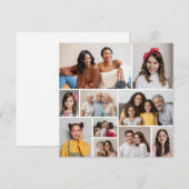 Creëer Uw eigen 10 Fotocollage Wenskaart (Voorkant / Achterkant)