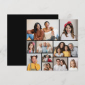 Creëer Uw eigen 10 Fotocollage Wenskaart (Voorkant / Achterkant)